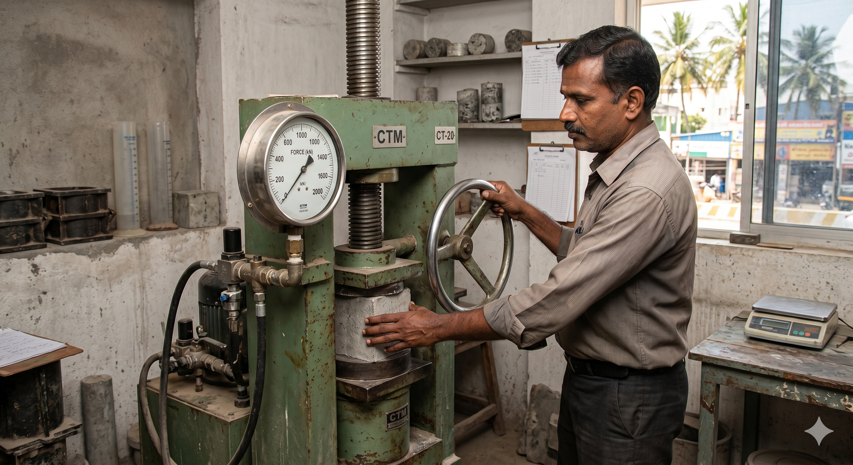 Manual Compression Testing Machines